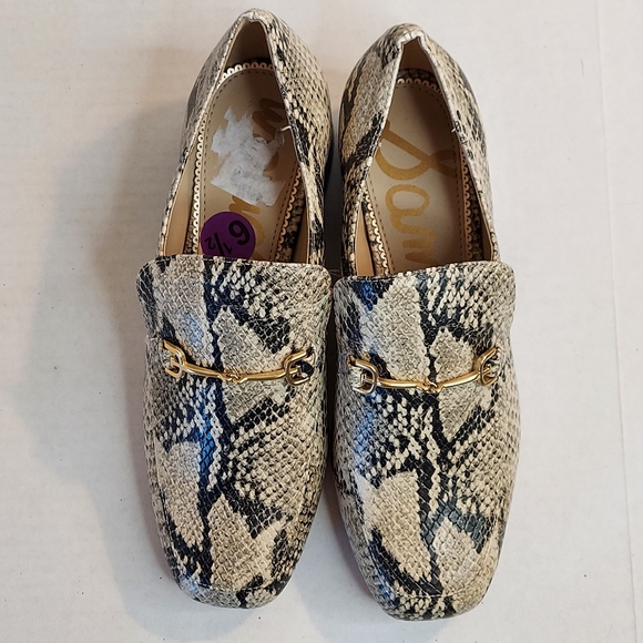 Sam Edelman Jamille Snake Embossed Loafers - Picture 3 of 13
